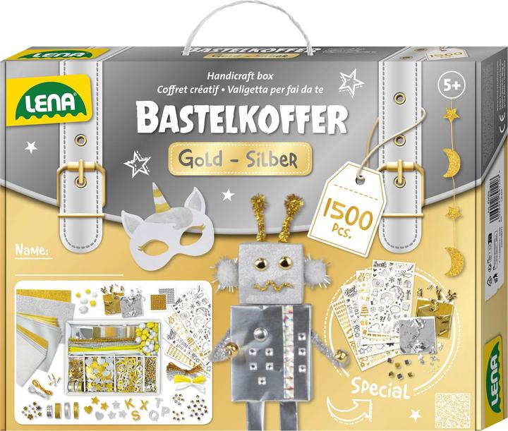 Productafbeelding Lena Ambachtelijke kast goud & zilver ca. 1.500 T