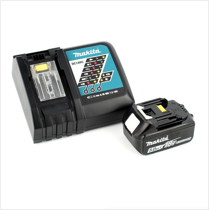 Productafbeelding Makita DTD 152 RT1J Accu-slagmoersleutel 18V 165Nm + 1x accu 5,0Ah + snellader in Makpac 2