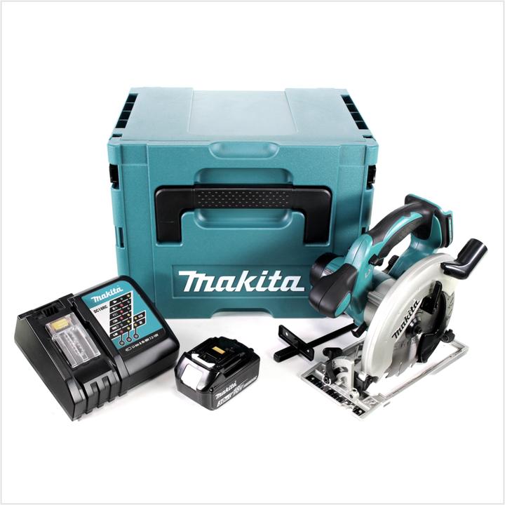Productafbeelding Makita DSS 611 RF1J Accu handcirkelzaag 18V 165 mm in Makpac + 1x 3,0Ah accu + lader