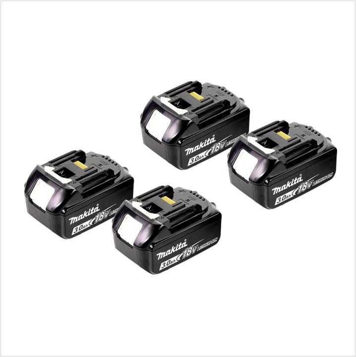 Produktbild Makita Power Source Kit 18V mit 4x BL1830B Akku 3,0Ah + DC18RD Doppelladegerät ( 197720-6 ) + Makpac (18 V)
