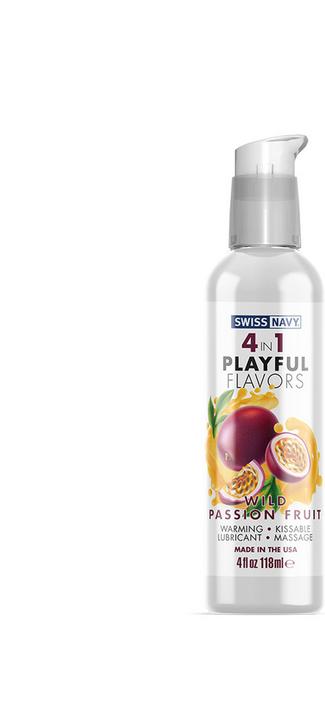 Image du produit Swiss Navy 4 en 1 Fruit de la passion sauvage 4 oz/118 ml (118 ml)