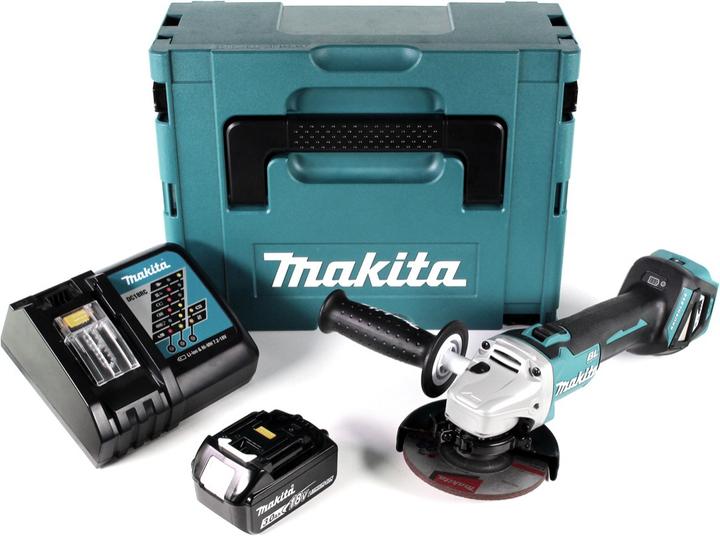 Actual product image Makita DGA 511 RF1J Battery angle grinder 18V 125mm Brushless + 1x battery 3,0Ah + charger + Makpac (125 mm)