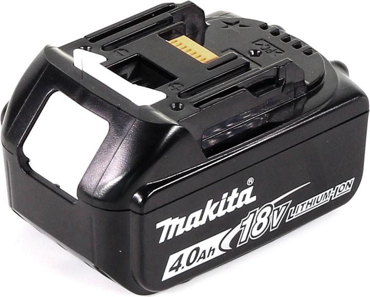 Actual product image Makita DGA 511 M1J Battery angle grinder 18V 125mm Brushless + 1x battery 4,0Ah + Makpac - without charger (125 mm)