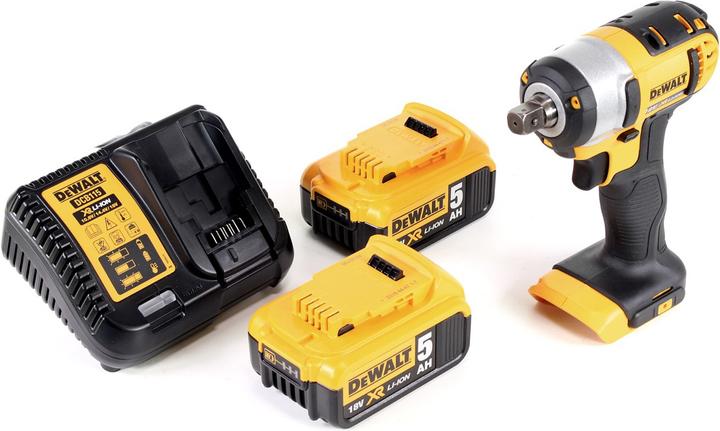 Produktbild DeWalt DCF 880 Akku Schlagschrauber 18V 203Nm + 2x Akku 5,0Ah + Ladegerät