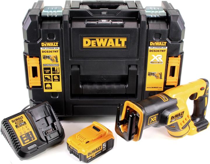 Immagine prodotto DeWalt DCS 367 P1 Sega universale a batteria 18V brushless in valigetta TSTAK + 1x Batteria 5,0 Ah +