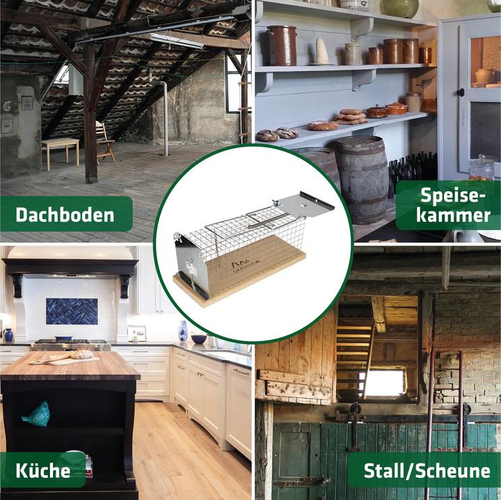 Produktbild Gardigo Lebendfalle Rat Cage Trap Lock