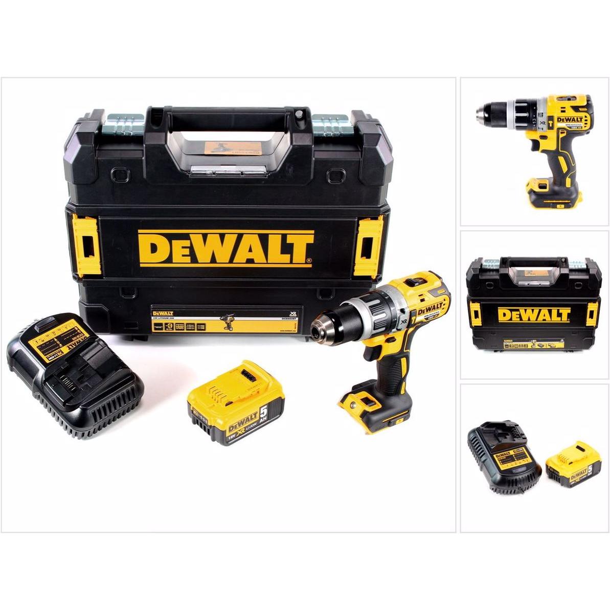 DeWalt, Bohrmaschine + Akkuschrauber, DCD 796 P1 (Akkubetrieb)