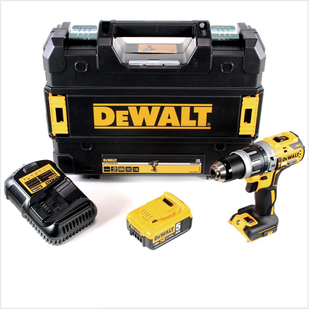 Thumbnail - DeWalt, Bohrmaschine + Akkuschrauber, DCD 796 P1 (Akkubetrieb)