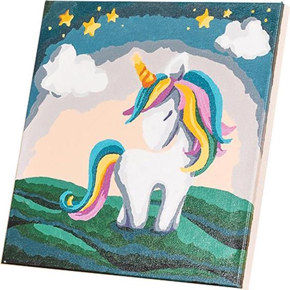 Actual product image Craft Buddy Painting by Numbers Kitten Rainbow (1x)