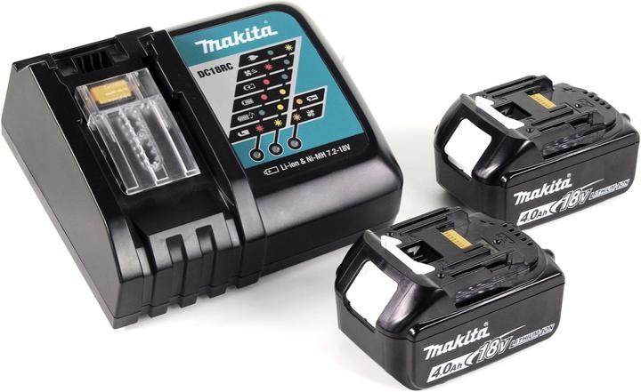 Actual product image Makita DGA 511 RMJ Battery angle grinder 18V 125mm Brushless + 2x battery 4.0Ah + charger + Makpac (125 mm)