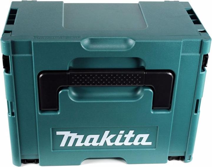 Actual product image Makita DBN 500 RMJ Battery upsetting nailer 15-50 mm 90° 18 V with 2x 4.0 Ah battery and charger in MakPa