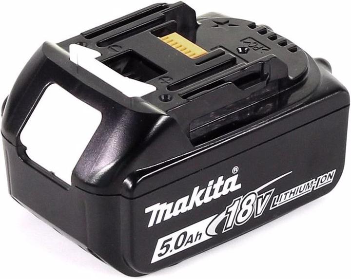 Produktbild Makita DBN 500 T1J Akku Stauchkopfnagler 15-50 mm 90° 18 V mit 1x 5,0 Ah Akku im MakPac - ohne Ladeg