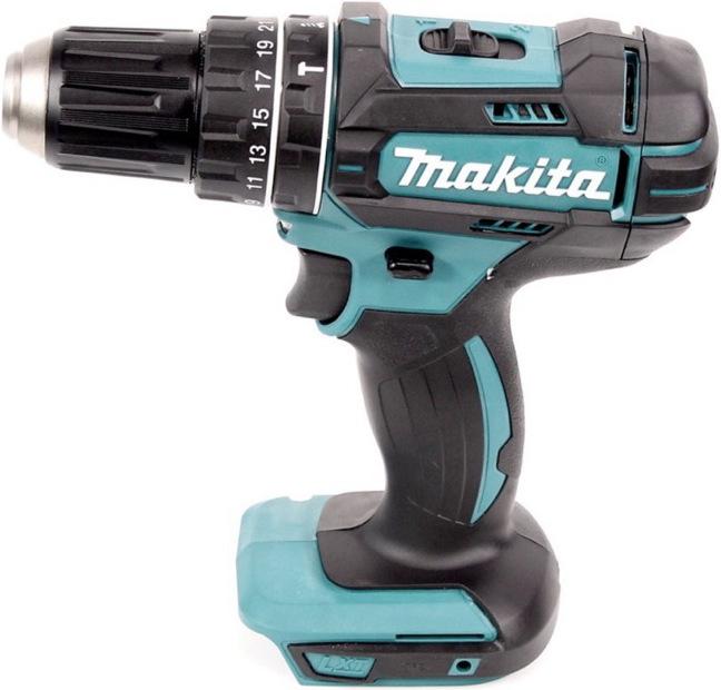 Produktbild Makita DHP 482 RF1J Akku Schlagbohrschrauber 18V 62Nm im Makpac + 3,0 Ah Akku + Ladegerät + Bit & Bo