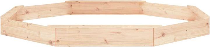 Produktbild vidaXL Sandkasten mit Sitzen Achteck Massivholz Kiefer,Material