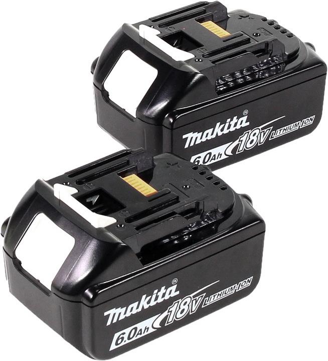 Actual product image Makita Power Source Kit Li 18V with 2x BL1860B battery 6.0Ah + DC18RD dual charger ( 199484-8 ) + Mak (18 V)