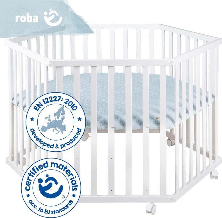 Image du produit Roba Parc hexagonal (Panneau de bois MDF, 106 x 121 x 72 cm)