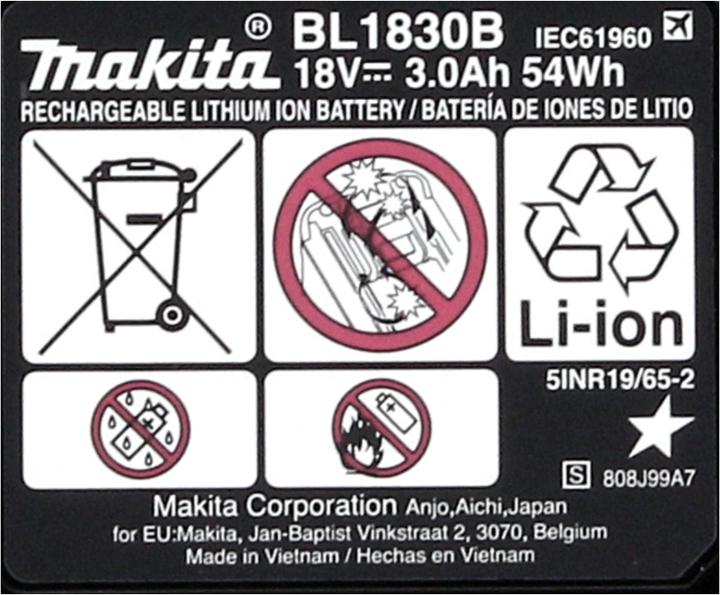 Produktbild Makita Power Source Kit mit 2x BL1830B Akku 3,0Ah + DC18RD Doppelladegerät + Makpac (18 V)