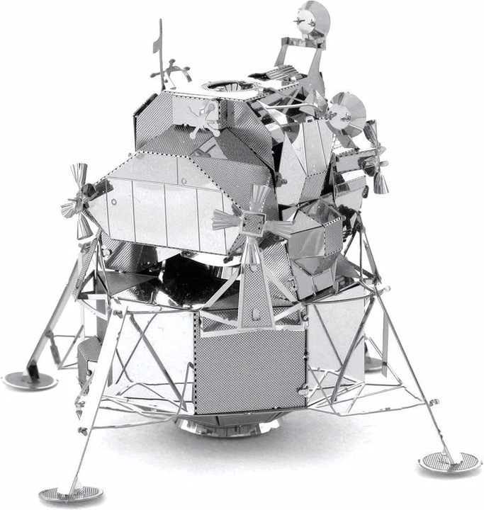 Actual product image Metal Earth Apollo Lunar Module Silver Edition