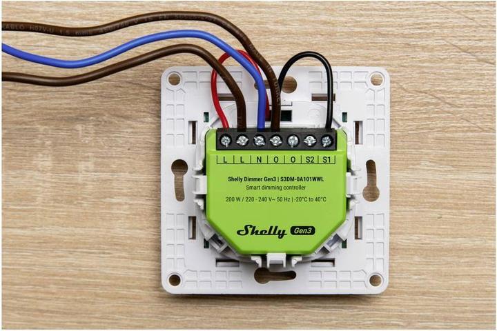 Actual product image Shelly Dimmer Gen3
