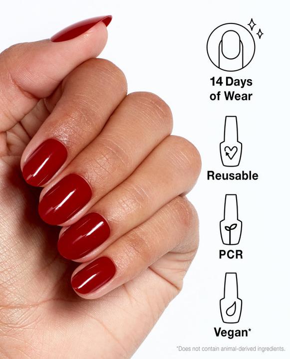 Produktbild OPI Xpress/On Nail Art (Kunstnägel, Big Apple Red)