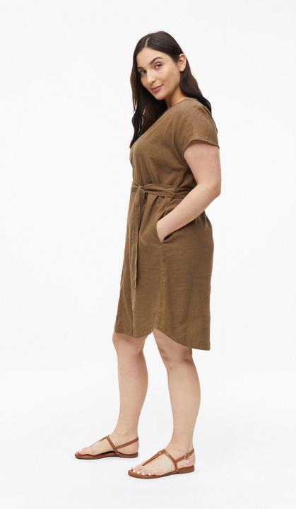 Actual product image s.Oliver Leinenmix-Kleid mit Eingrifftaschen (54)