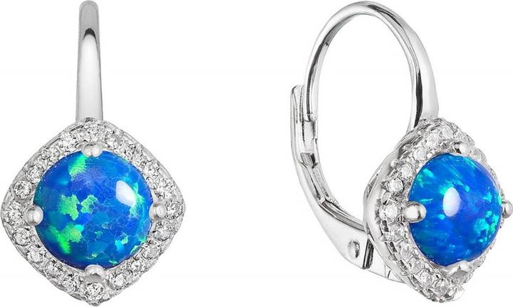 Immagine prodotto Evolution Group Incantevoli orecchini con opali sintetici 11463.3 blu