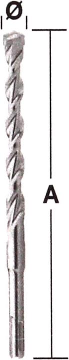 Produktbild Makita SDS-VPlus Bohrer Set 5 teilig SDS-Plus Hammerbohrer ( B-49133 ) (5, 6, 8, 10 mm)