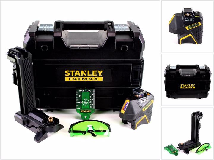 Actual product image Stanley SLG-2V Line Laser FatMax Li-Ion Green ( FMHT77617-1 ) 360° IP54 + TSTAK
