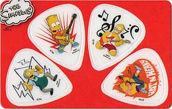 Grover Allman GA PikCard 3 /Simpsons Card avec 4 pièces (4 x)