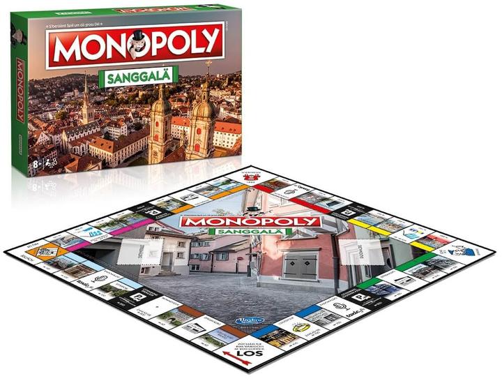 Actual product image Hasbro Monopoly St. Gallen (German)