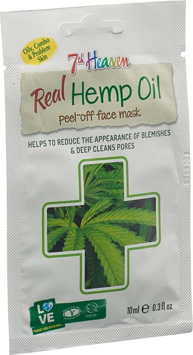 Produktbild 7th Heaven Real Hemp Oil Peel-off Face Mask (10ml) (10 ml)
