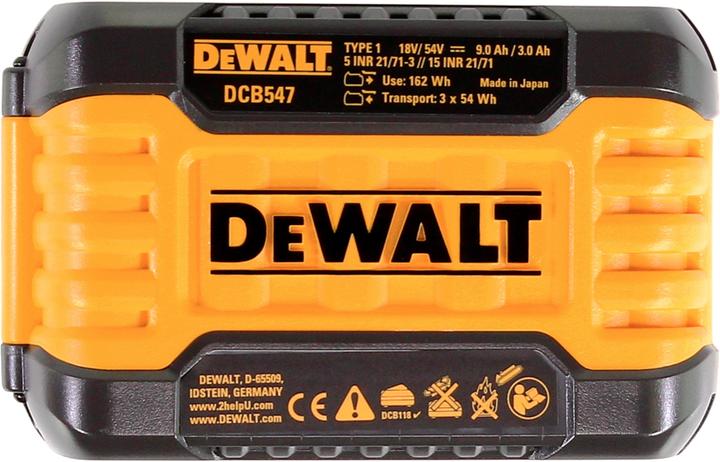 Produktbild DeWalt DCB 118 X1 FlexVolt 54 V / 18 V Starter Set + 1x Akku 9,0 Ah (54 V)