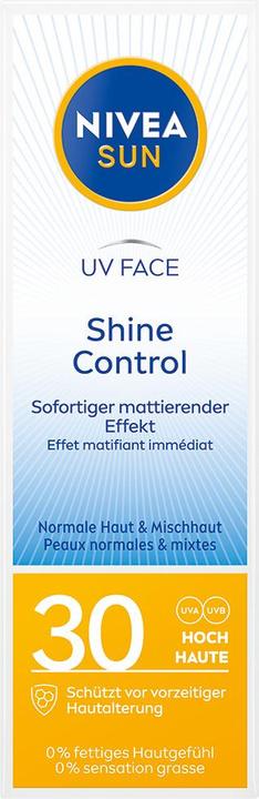 Immagine prodotto NIVEA Sun UV Face Shine Control (Crema solare viso, SPF 30, 50 ml, 69 g)