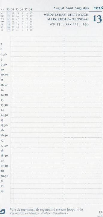 Actual product image Succes Standard Annual Content January - December (9.5 x 17 cm, German, English, Italian, French)