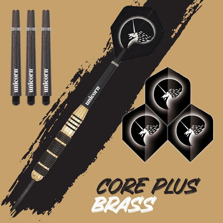 Produktbild Unicorn Core Plus Brass Steel Darts (23 g)