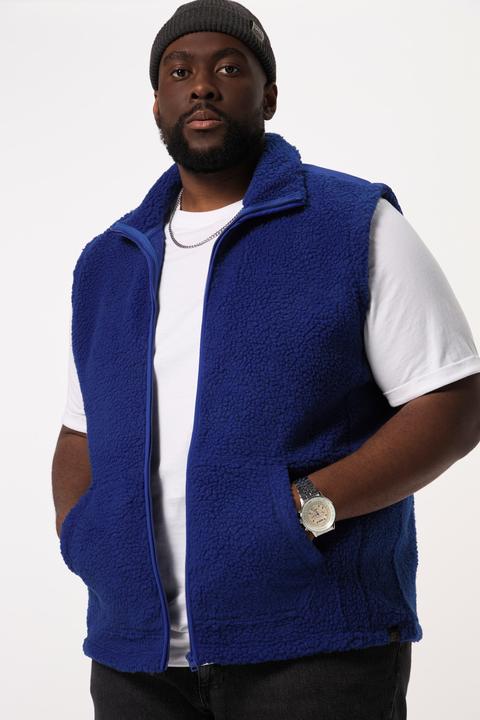 Actual product image Sthuge teddy fleece gilet FLEXLASTIC®, stand-up collar, up to 8 XL (XXL)