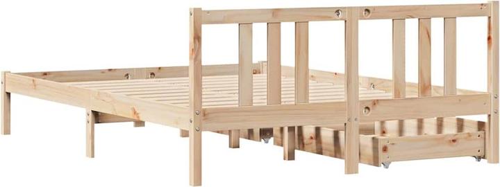 Image du produit vidaXL Bettrahmen (135 x 190 cm)