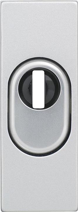 Actual product image Abus Security escutcheon with cylinder cover RSZS aluminium natural F1