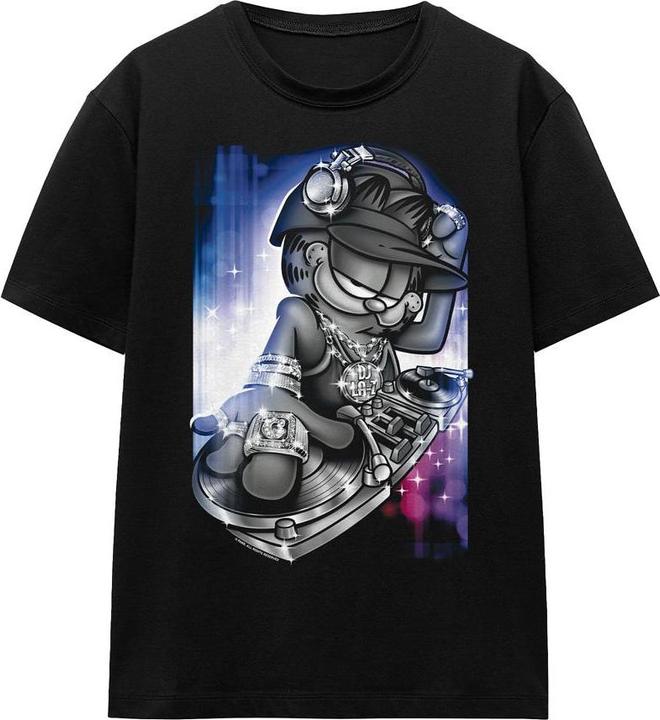 Image du produit Garfield - T-shirt DJ LAZY - Adulte (M)