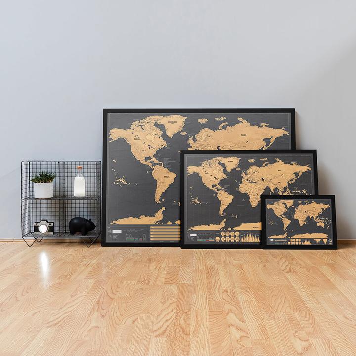 Actual product image Luckies Scratch Map XL (119 x 84 cm)