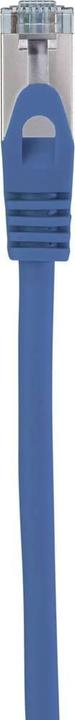 Produktbild Renkforce RF-5047456 RJ45 Netzwerkkabel, Patchkabel CAT 6a S/FTP 0.25 m Blue Fla (S/FTP, CAT6a, 0.25 m)