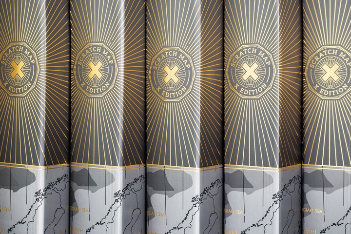 Immagine prodotto Luckies Scratch Map X Edition (82 x 58 cm)