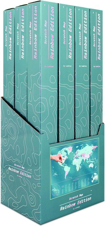 Image du produit Luckies Scratch Map Rainbow (82 x 58 cm)
