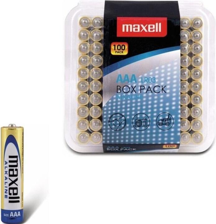 Actual product image Maxell LR03 (100 pcs., AAA)