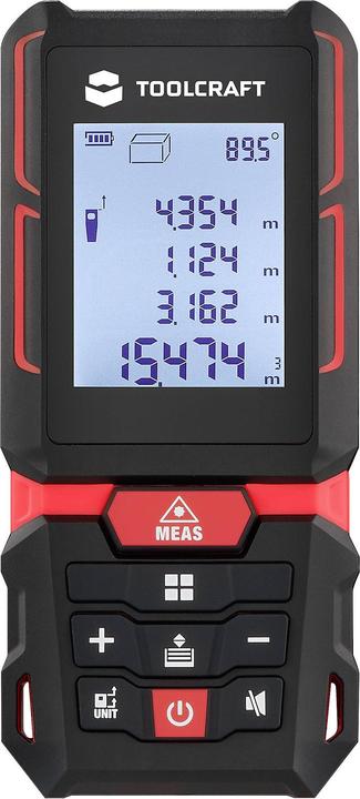 Toolcraft LDM XG40 L Laser rangefinder Li-ion battery 40 m (40 m, 630 nm)