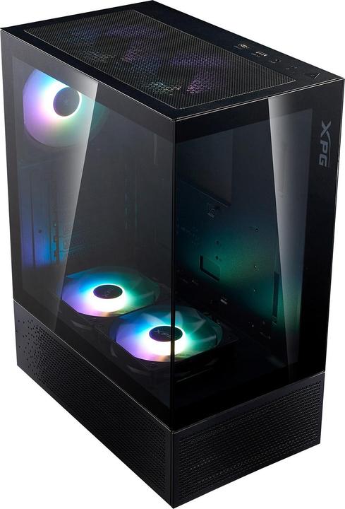 Actual product image Adata XPG INVADER X Mini/Midi Tower/Transparent/schwarz (ATX, Mini-ITX)