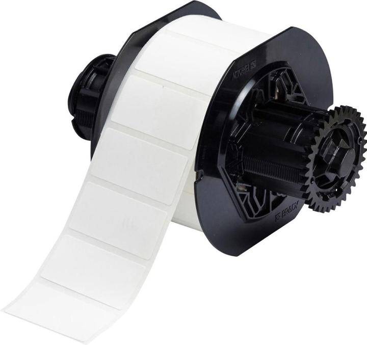 Brady B33-137-7425, polypropylene, white, matt, 50.80 x 25.40 mm, permanent (1500 labels) (55.88 mm)