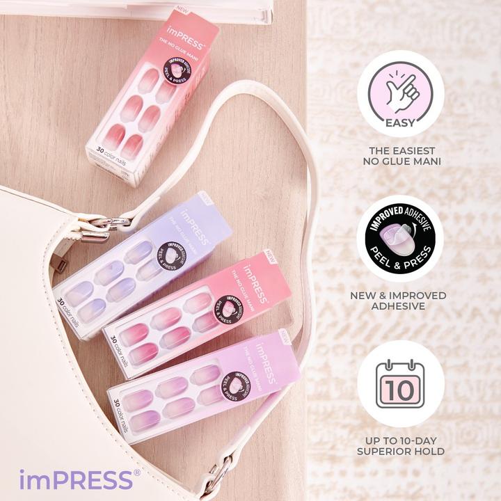 Image du produit KISS Impress Color Nails Take A Chance - 30 Pieces (Ongles artificiels)