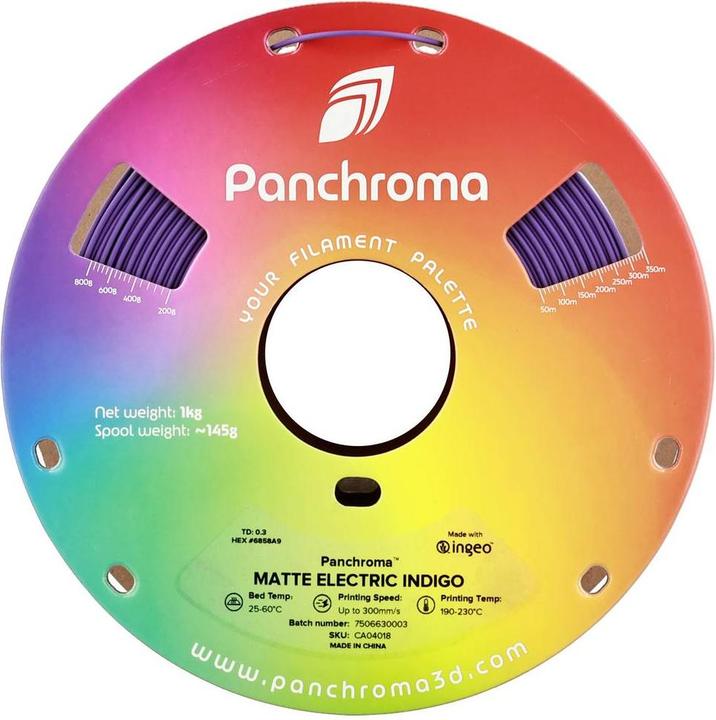 Produktbild Polymaker Panchroma™ PLA Matte (PLA, 1.75 mm, 1000 g, Blau)