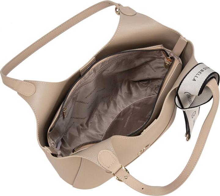 Immagine prodotto Chrisbella Damen Schultertasche - Modell Lumina Chic - 100% Polyurethan - 37.0 X 12.0 X 29.0 Cm